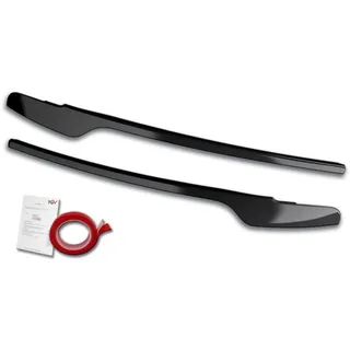 RDX Racedesign Scheinwerferblenden kompatibel mit Audi A4 (B8) Limousine/Avant Facelift 2011-2015 (ABS Glänzend Schwarz), Unlackiert