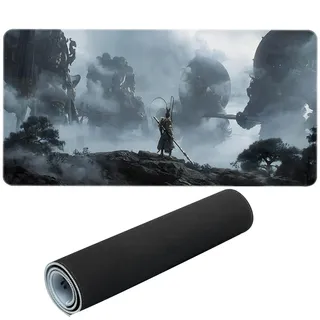 MEZHEN Schreibtischunterlage Wukong Gaming-Mauspads XXL Mauspad Desk Mat Anti Rutsch PC Mausmatte Groß Mousepad Gaming Schreibtisch Zubehör Mat Büro Deko