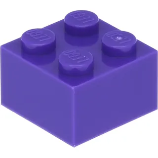 LEGO: 100x Stein 2x2 in Dark Purple