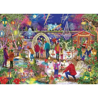 Gibsons Weihnachts-Puzzle 1000 Teile - Enchanted Christmas Puzzle