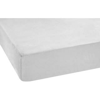 Spannbettlaken SETEX "Feinbiber in Gr. 70x140, 90x200, 140x200 oder 180x200 cm", weiß, B:200cm L:200cm, Feinbiber, Obermaterial: 100% Baumwolle, Bettlaken, Spannbettlaken, für Matratzen bis 23 cm Höhe, Winter, Bettlaken