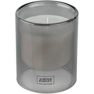 Schöner Wohnen Cedar L Duftkerze 11 cm grau
