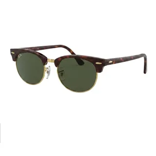 Ray Ban Clubmaster Ovale Sonnenbrille RB394613043152 Herren-Damen - Braun