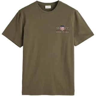 GANT Herren, T-Shirt 1er Pack", Regular Archive Shield EMB