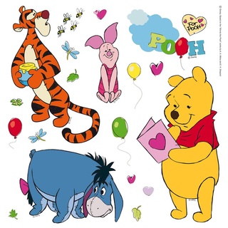 Disney Winnie Puuh Kinderzimmer Wandstickers, Wandtattoo junge, mädchen deko von AG Design 30 x 30 cm | DKS 1087