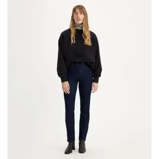 Levi's für Damen. 18883-0011 Jean 724 Straight Straight High Waisted navy (27/30), Lässig, Baumwolle, Denim, Marine