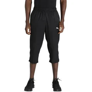 Puma Active Woven 3/4 Pants Hosen Schwarz XXL