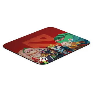 SteelSeries QcK Mini Dota 2 / TI - Gaming-Mauspad - Stoff - Gummiunterseite - Schwarz (250mm x 210mm x 2mm), Klein