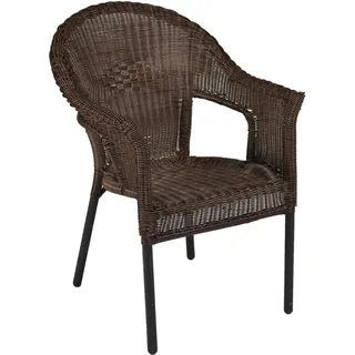 Merxx Ravenna Gartenstuhl 61 x 67 x 87 cm braun 2 St.