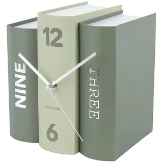 Karlsson KA5756GR Wand- Tischuhr,