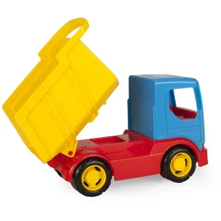 Wader 35312 - Tech Truck Kipper mit stabilen Stahlachsen, ca. 23,5 x 11,5 x 15,5 cm groß, ab 12 Monaten, kreatives Spielen