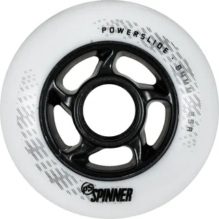 Powerslide ["Powerslide Inline Skate Rollen Spinner 84 White","84mm / 88A","für Urban","Fitness","4er-Pack"] / Weiß