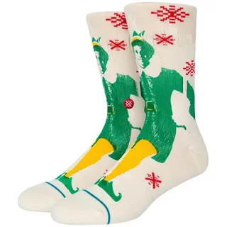 Stance Unisex Buddy The Elf Crew Socken - Über Weiß