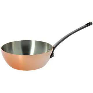 De Buyer 6464.24 Sauteuse, Edelstahl, Silber, 24 cm