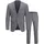 Herren jprfranco Suit noos Anzug Light Grey Melange 50 Regular