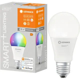 LEDVANCE LED-Lampe 4058075778450 9 W E27 RGBW 1 St.