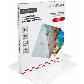 Olympia Laminierfolie 100 X DIN A4 125 micron Laminierhülle Stück(e)