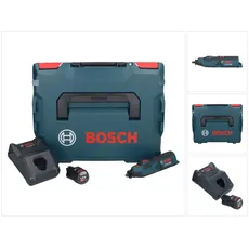 Bosch Professional, Multifunktionswerkzeug, Bosch GRO 12V-35 Akku Rotationswerkzeug 12V + 1x Akku 3,0Ah + Ladegerät + L-Boxx