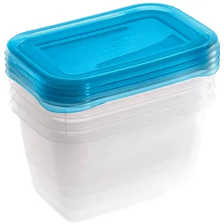 KEEEPER Frischhaltedose blau 15,5 x 10,5 x 8,5 cm 0,75 l 4-teilig