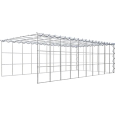 Bild von Gabione-Anbaukorb Typ 4 30 x 100 x 50 cm Maschenw 10 x 10 cm