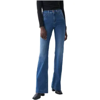 Salsa Jeans Push In Secret Glamor Flare Jeans Blau 31 / 32 Frau Blau 31 - Blau