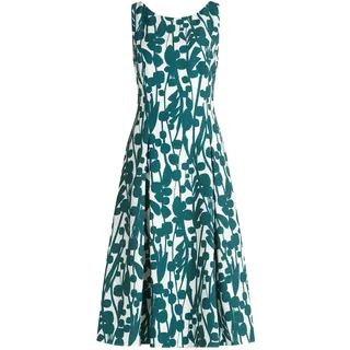 Vera Mont Cocktailkleid mit Print Grün/Weiß 36