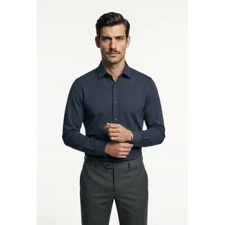 Strellson Langarmhemd "Spike Powerflex" Regular Fit, pflegeleichte Powerflex-Qualität, navy
