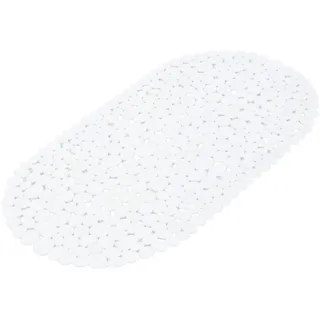 Douceur d'intérieur Badewannenmatte in Kieseloptik, 69 x 36 x 1 cm weiß