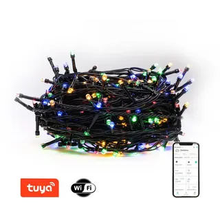 Immax NEO LITE Smart LED-Weihnachtsbeleuchtung - 40m Kette, 400pcs WW+RGB LEDs, WiFi, TUYA