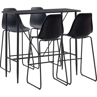 SYFAXTM 5-tlg. Bar-Set Kunststoff Schwarz - Schwarz