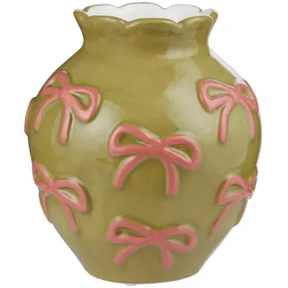 Butlers Vase Present , Grün , Stein , 14 cm , Dekoration, Vasen, Keramikvasen