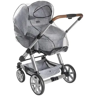 Reer RainCover Classic Regenschutz | Universell einsetzbar für Kombi‐Kinderwagen mit Hartschale, Softtragetaschen & Sportwagen | extragroßes Sichtfenster zur Einsicht | PVC‐freies Material