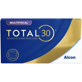 TOTAL30 Multifocal Monatslinsen | 3 Stück | BC 8.4 mm | DIA 14.2 mm | ADD HIGH | +00.25 Dioptrien