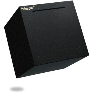 Hicocool Spardose Edelstahl Safe für Erwachsene, Schwarz, 15cm | Sparbüchsen für Erwachsene, Einsparungen, Echte Spardose