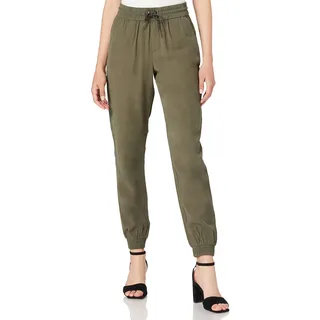 ONLY Damen Elegante Business Stoffhose Loose Fit Poptrash Paperback Pants Elastischer Tunnelzug ONLKELDA