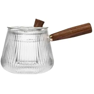 PRETYZOOM Glas Teekanne Mit Sieb Teekanne Für Losen Tee Blütentee Und Teebeutel Transparenter Teebereiter Für Küche Büro Und Entspannte Teepause 17.00 X 9.50 X 8.50 cm