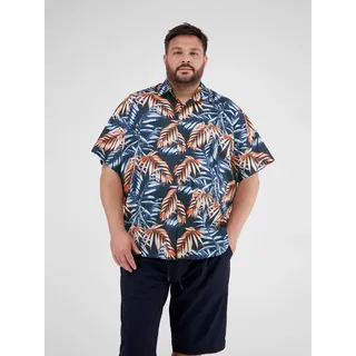 Lerros Kurzarmhemd »LERROS Hawaiihemd in den Größen 3XL bis 6XL blau