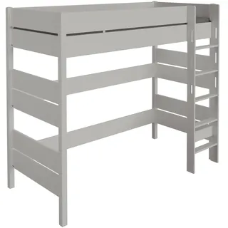 Paidi Hochbett Tiago 90 x 200 cm Holznachbildung grau