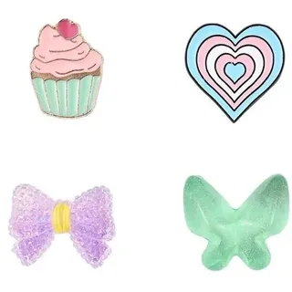 ONSALA Charms Pimp Your Phone Metal and Plastic 4pcs