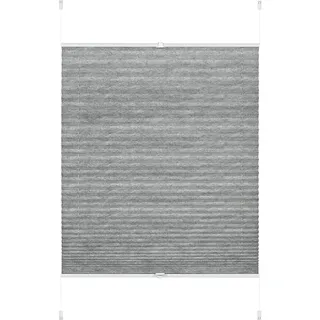 GARDINIA Plissee Lilly Green 40 x 130 cm grau/weiß