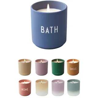 Design Letters duftkerzen im glas groß | duftkerze aus 100% Sojawachs et Brenndauer bis zu 51 Stunden | weihnachts Sammlung und entspannung geschenk für frauen | die Tassen als Vase wiederverwenden