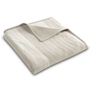 Biederlack Wohndecke Feel mit schöner Hoch-Tief-Struktur« Made in Germany