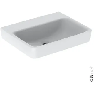 Geberit Renova Plan Waschtisch, 60x48 cm, ohne Hahnloch, ohne Überlauf, 501639, 501639008,