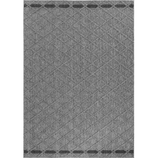 Outdoor Teppich PATARA Grau 80 x 250 cm - Grau