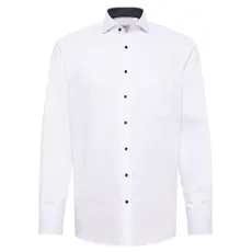 Bild von MODERN FIT Hemd in weiß unifarben, weiß, 44