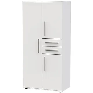 Demeyere Kleiderschrank Versatil 90 x 190 cm Spanplatte matt weiß