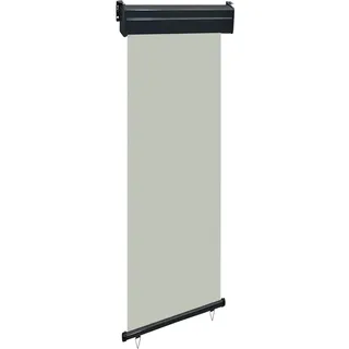 vidaXL Seitenmarkise 140 x 250 cm Grau Polyester