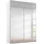 Schwebetürenschrank REFLECT 131 x 191 x 59 Weiß