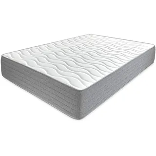 amuéblate Online - Matratze 140 x 200 cm, viskoelastisch, Aris mit Winter-/Sommerseite, ergonomisch, optimaler Komfort und Härte, hygienisch und atmungsaktiv, Dicke 30 cm