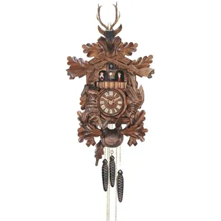 Engstler - 738 MT - Wanduhr Kuckucksuhr - Kettenuhrwerk 1 Tag